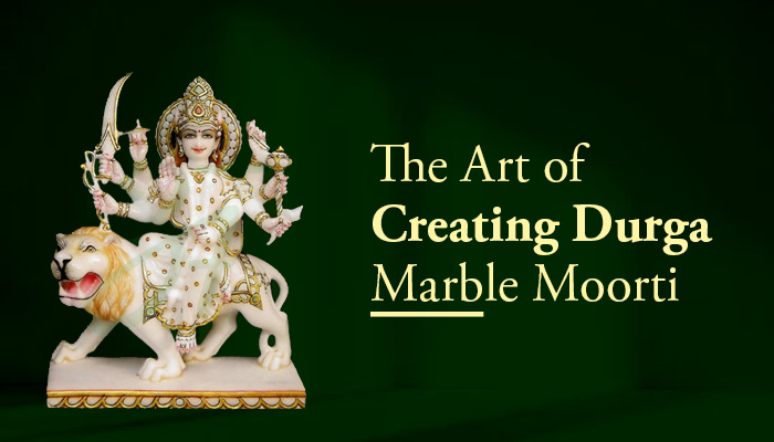 The Art of Creating Durga Marble Moorti
