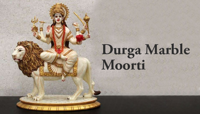 Durga Marble Moorti